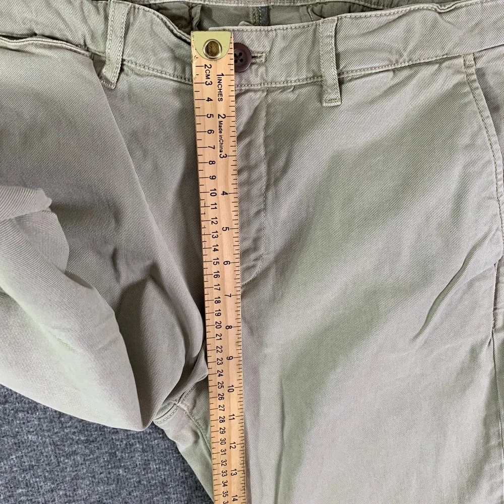 Faherty Pants Men 33x27 Coastline Chino Beige Stretch Trousers Modern